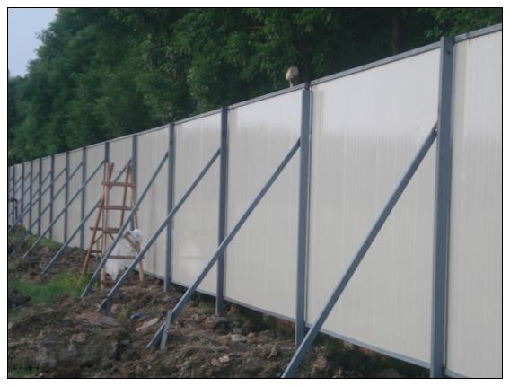 彩鋼板圍牆的應用