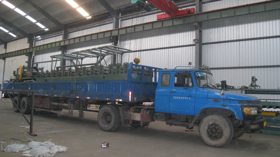 公司引（yǐn）進新的彩鋼板生產設備