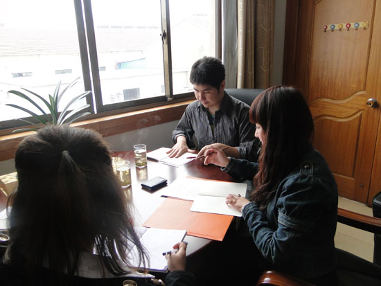 阿裏巴巴兩大部門來彩（cǎi）鋼板公司采訪