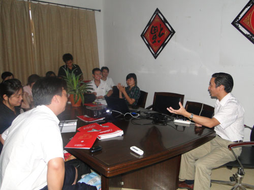 蘇、寧兩家公司來活動房公（gōng）司參觀、學習