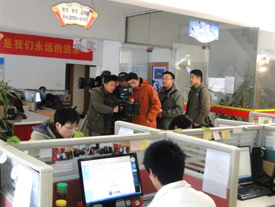 阿裏巴巴集團辦為我司拍攝企（qǐ）業視頻宣傳片！