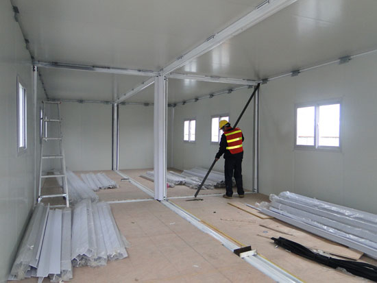 公司第一批箱式房（fáng）已正（zhèng）式完工