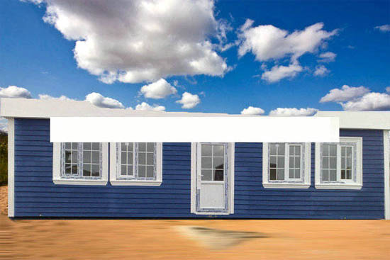 讓寒心在（zài）集裝箱活（huó）動房裏安暖（nuǎn）