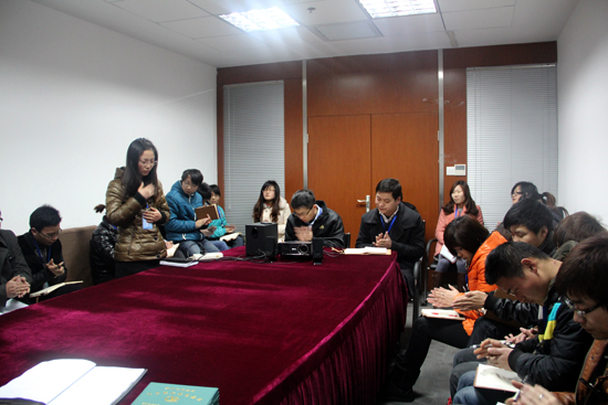 外貿（mào）部王永震早會上分享（xiǎng）學習收獲