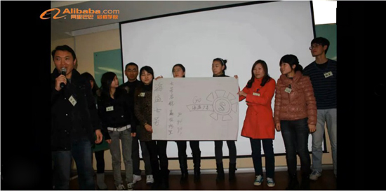 外貿部王倩參（cān）加培訓過程中