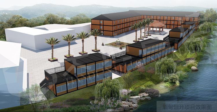 緬（miǎn）甸移動式打包箱商業綜合體